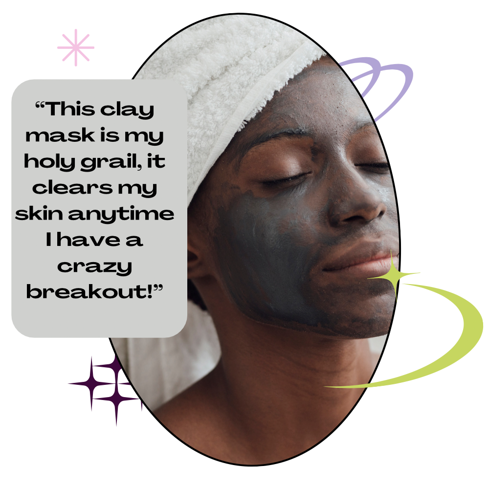 Charcoal Clay Mask - Skin Detox